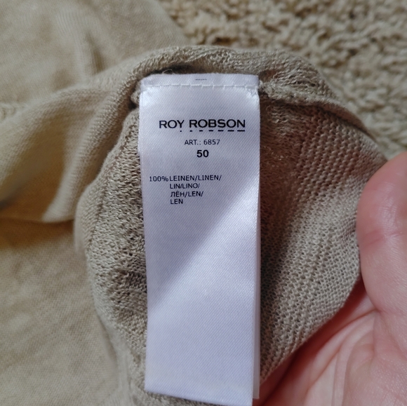Roy Robson Linen T-shirt - Picture 5 of 5